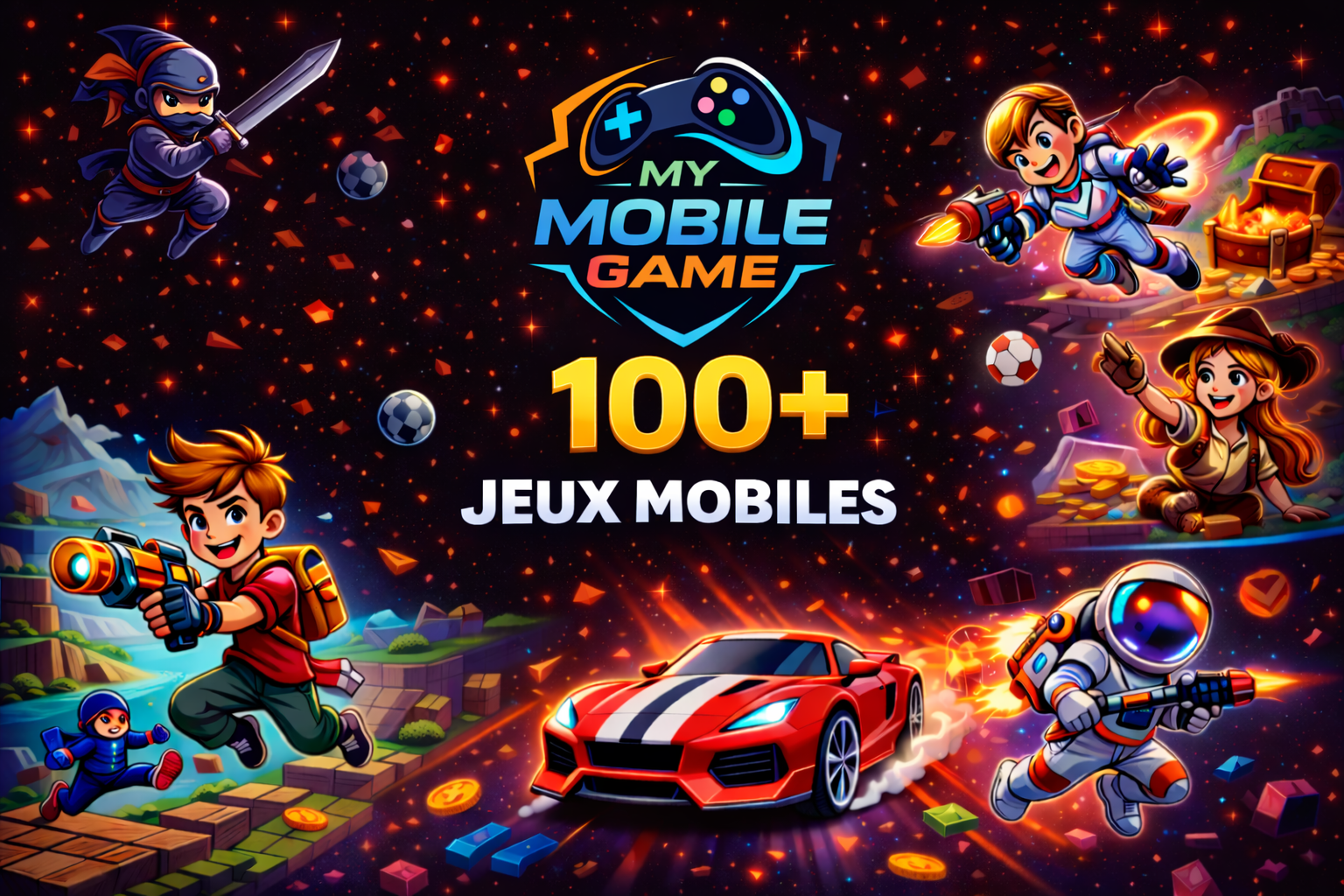 My Mobile Game 100+ Jeux Mobiles